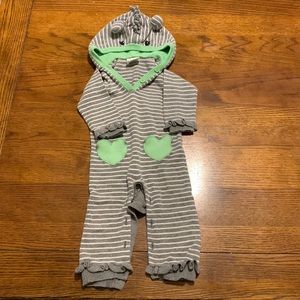 Sweater zebra one piece for baby